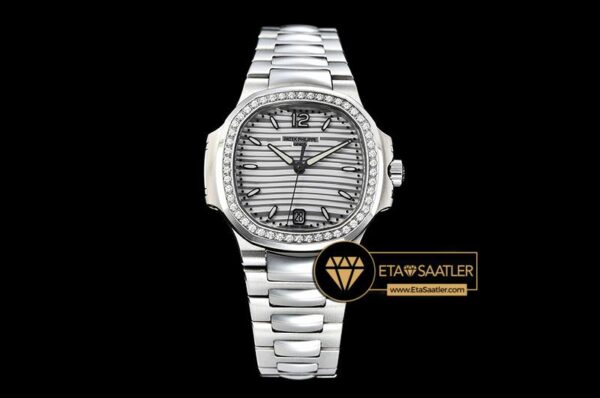 PP0271B - Patek Nautilus 33mm Diam SSSS White PF Miyota 9015 - 11.jpg